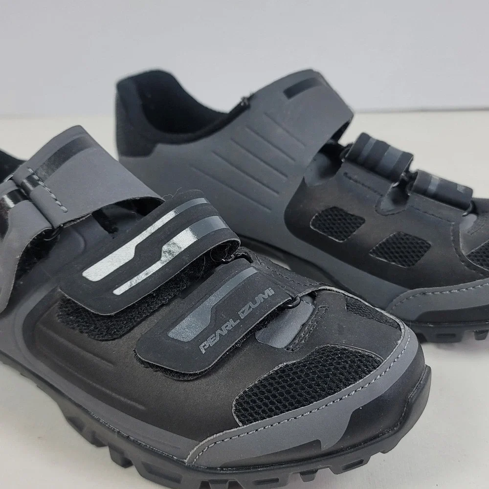 Pearl Izumi All-Road v4 Women Cycling Shoes Black Shadow Grey US 7.5 EUR 38